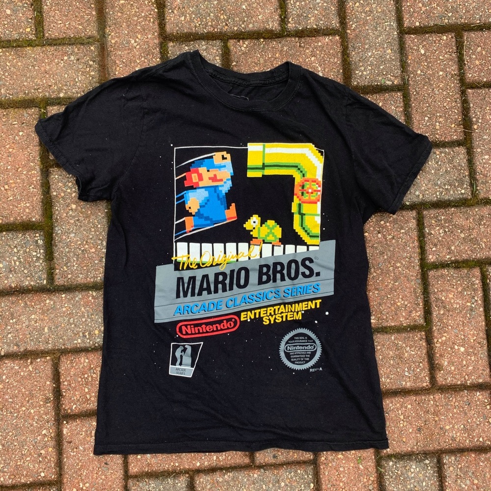 Original Mario Bros. Arcade Classic Series t-shirt